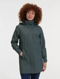 DAMES Human Nature Waterdichte Jassen|Dames Wandelkleding>Minei - 2.5 layer parka dames