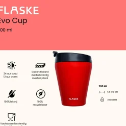 Flaske Bekers & Glazen<200ML RVS Koffiebeker to Go