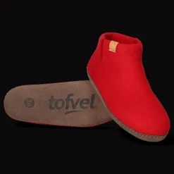 Tofvel Pantoffels & Sloffen|Pantoffels & Sloffen<Mula - Pantoffels - Unisex Rood