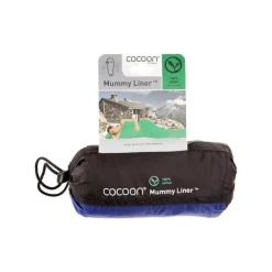 Cocoon Slaapzakken|Slaapzakken>Mummy Liner 100% Katoen Blauw