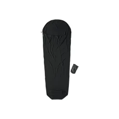 Cocoon Slaapzakken|Slaapzakken>Mummy Liner 100% Merino Wol - zwart