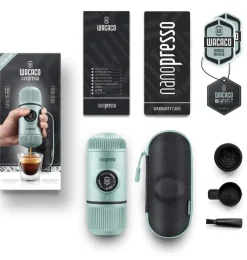 Wacaco Koffie & Thee|Keukenapparaten>Nanopresso Artic Blue Portable Espresso