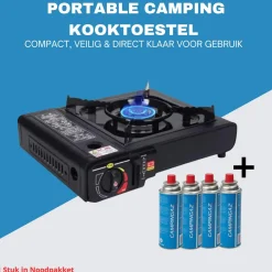 Noodradio Noodpakketten>Noodpakket XXL-, Kooktoestel & Powerbank