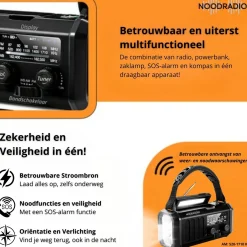 Noodradio Audio|Noodradio'S>® Solar Powerbank 10.000 mAh