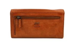 Bear Design Portemonnees<Noor - Leren portemonnee - Overslag - Dames