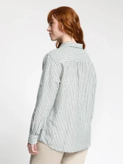 Human Nature Blouses<Olivia - Blouse dames Donker Groen