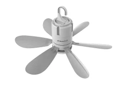 Eurotrail Ventilators>Oplaadbare Plafondventilator Met Lamp