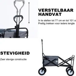 Packaway Bolderkarren|Bolderkarren>Opvouwbare Bolderkar 70KG