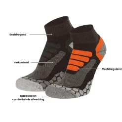 Xtreme Sokken|Sokken<6 paar - Quarter Wandelsokken Groen