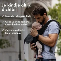 Deryan Draagzakken<Pack Luxe draagzak + Opbergvakjes - Ergonomisch