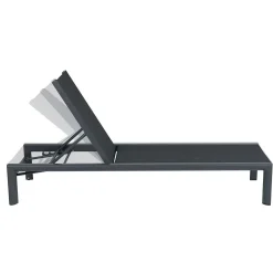 Garden Impressions Campingstoelen|Ligbedden<Palmas grijze Ligbed