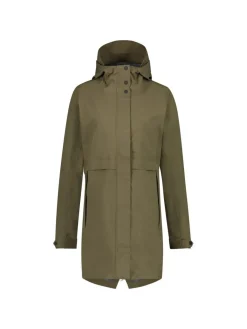 Agu Waterdichte Jassen|Regenjassen<Parka Regenjas Urban Outdoor Dames Legergroen