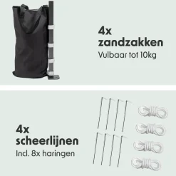 Lifegoods Partytenten<Partytent – 3x3 m – Easy-Up – Antraciet