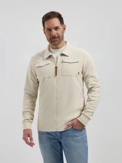 Mgo Vesten<Penn Heren - Outdoorvest - Fleece voering Zand