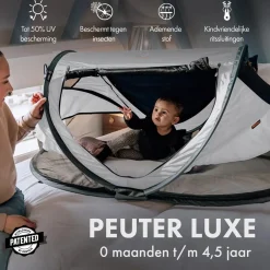 Deryan Campingbedjes|Campingbedjes>Peuter luxe campingbedje - Zelfopblaasbare matras