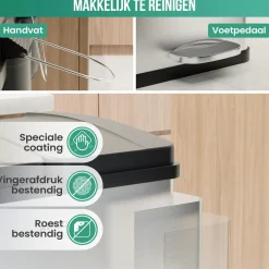 Avalo Prullenbakken En Manden>Prullenbak 2x30L - RVS