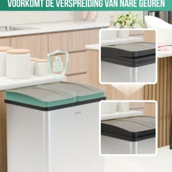 Avalo Prullenbakken En Manden>Prullenbak 2x30L - RVS