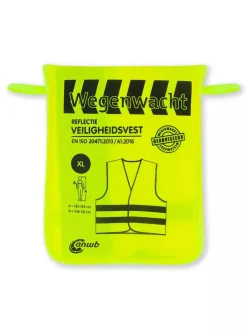 Wegenwacht Denemarken|Kroatië<Reflectievest volwassenen XL Fluor Geel