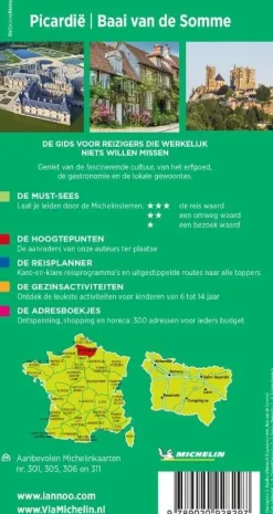 Michelin Reisgidsen|Reisgidsen>Reisgids Picardië - Baai van de Somme
