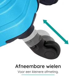 Blocktravel Koffers & Trolleys>Reiskoffer XS ABS 29L met TSA-slot en 360° wielen