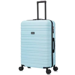Blocktravel Koffers & Trolleys<Reiskoffer L ABS 95L met TSA-slot en 360° wielen Lichtblauw