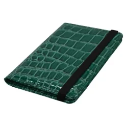 Dutch Shield Paspoorthoezen<RFID Vaccinatiepaspoort Hoes - Anti Skim Krokodil Groen - Zwart
