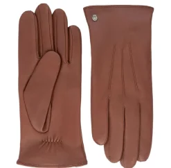 Roeckl Handschoenen<Riga - Heren handschoenen - Leer/Wol Cognac