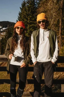 Poederbaas Mutsen|Mutsen<Royal Rib Beanie - Muts Oranje