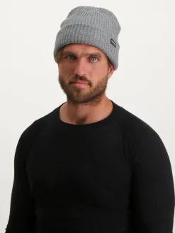 Poederbaas Mutsen|Mutsen<Royal Rib Beanie - Muts Grijs