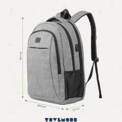 Trvlmore Wandelrugzakken|Rugzakken & Tassen<Rugtas – 28L – 15,6 Inch Grijs