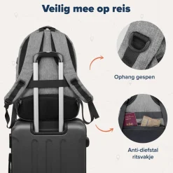 Trvlmore Wandelrugzakken|Rugzakken & Tassen<Rugtas – 28L – 15,6 Inch Grijs
