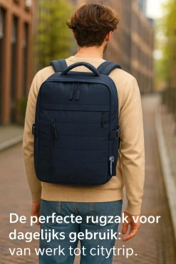 Cuhoc Wandelrugzakken|Rugzakken & Tassen<Rugzak 20L - handbagage geschikt Donker Blauw