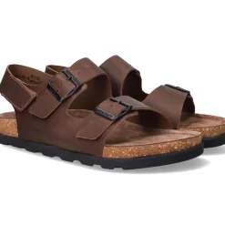 Rieker Sandalen & Slippers|Sandalen & Slippers<Sandalen Heren Bruin