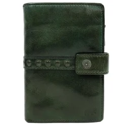 DAMES Bear Design Portemonnees>Sanne - Portemonnee - Leer - Overslag - Studs