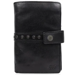 DAMES Bear Design Portemonnees>Sanne - Portemonnee - Leer - Overslag - Studs