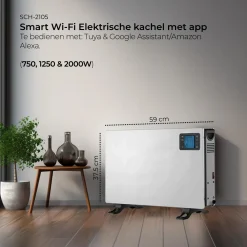 Denver Kachels>SCH2105 SMART Elektrische verwarming