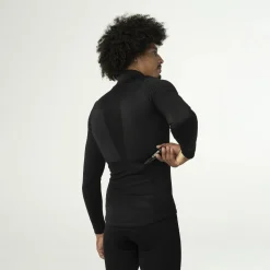 Agu Fietsshirts<Seamless Fietsshirt Lange Mouwen Performance Heren Zwart
