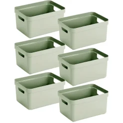 Sunware Opbergmanden En- Kratten<Sigma home - Opbergbox - 13L - 6-delig