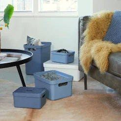 Sunware Opbergmanden En- Kratten<Sigma home - Opbergbox - 24L - 4-delig