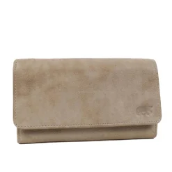 Bear Design Portemonnees<Sigrid - Leren portemonnee - Overslag - 15 pasjes