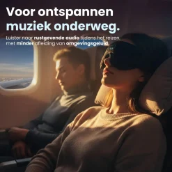 PurelyGoods Slaapmaskers<Slaapmasker Bluetooth - Zwart