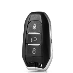Xeod Autosleutelhoesjes<Smart key behuizing 3 knops geschikt voor Peugeot