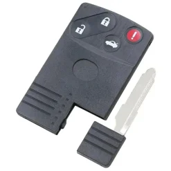 Xeod Autosleutelhoesjes<Smart key behuizing 4 knops geschikt voor Mazda