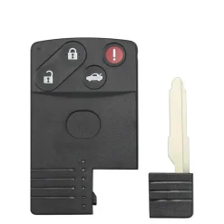 Xeod Autosleutelhoesjes<Smart key behuizing 4 knops geschikt voor Mazda