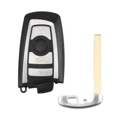 Xeod Autosleutelhoesjes<Smart key behuizing 4 knops geschikt voor BMW