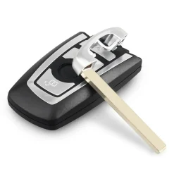 Xeod Autosleutelhoesjes<Smart key behuizing 4 knops geschikt voor BMW