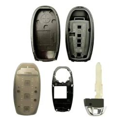 Xeod Autosleutelhoesjes<Smart key behuizing 3 knops geschikt voor Smart
