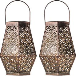 Goliving Lantaarns>Solar Tafellamp Glow – 2 Stuks - LED