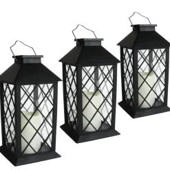 Rextech Hanglampen<solarlamp Candle - Set van 3
