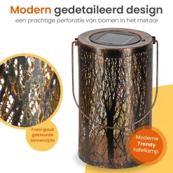 Goliving Lantaarns<Solar Tafellamp Oasis – 2 Stuks - LED